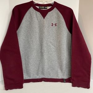 Under Armour body fit crew neck sweatshirt logo front and back size 16 youth